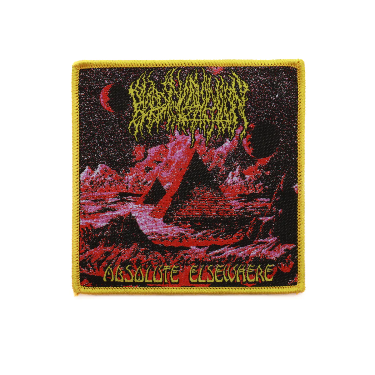 Absolute Elsewhere Album Woven Patch (Yellow Border) - Image 2