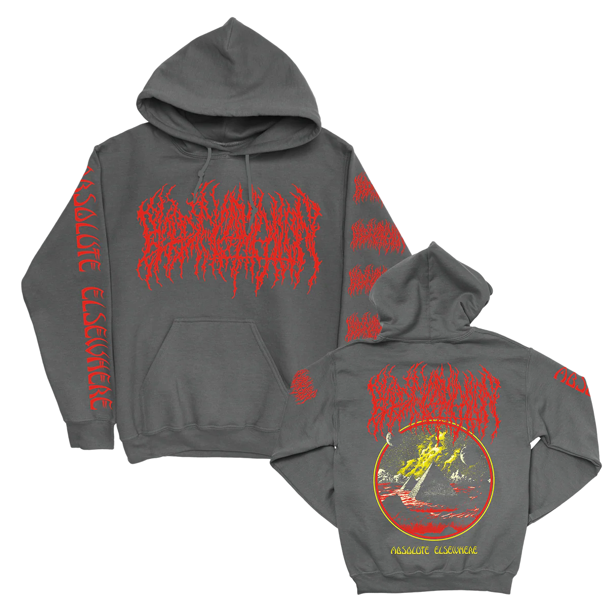 Absolute Elsewhere Pyramid Pullover Hoodie (Pepper)