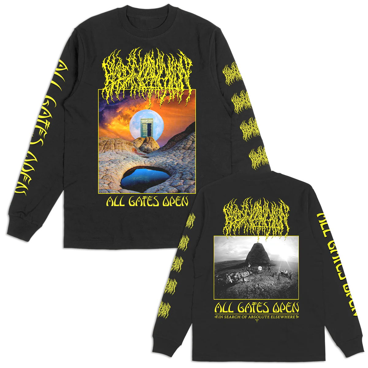 All Gates Open Album Cover Long Sleeve (Black)