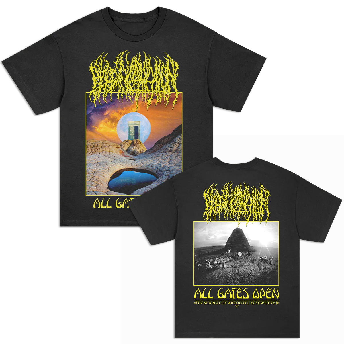 All Gates Open Album Cover T-Shirt (Black)