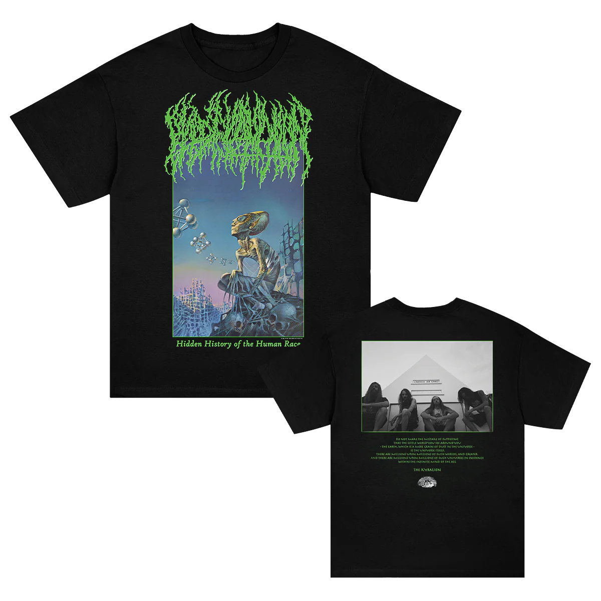 Hidden History Album T-Shirt (Black)