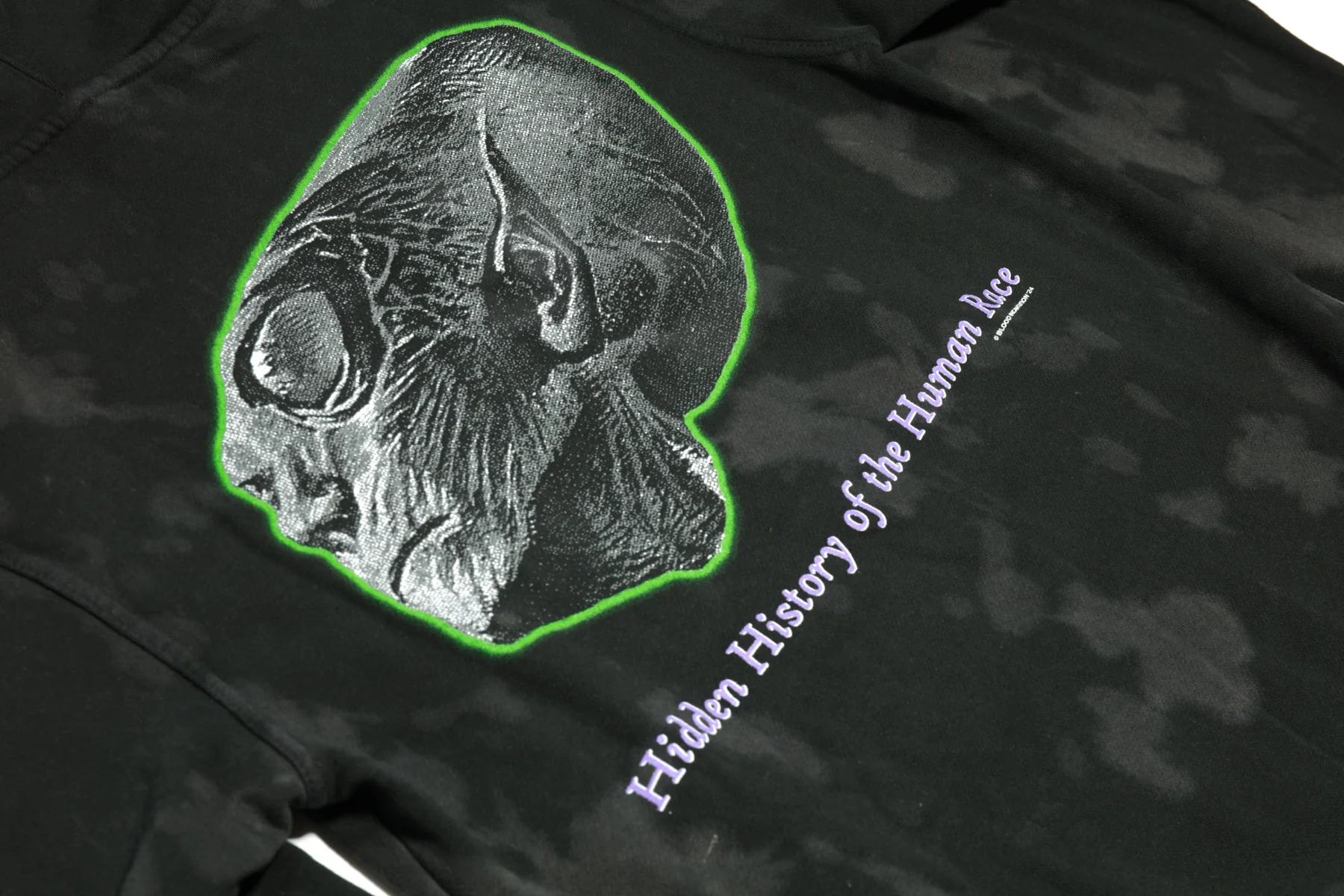 Hidden History Pullover Hoodie (Smoke Dye) - Image 3