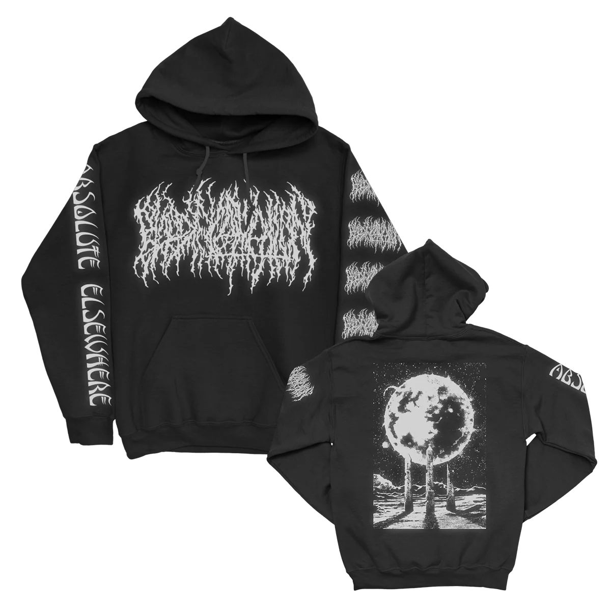 Pillar Reflective Pullover Hoodie (Black)