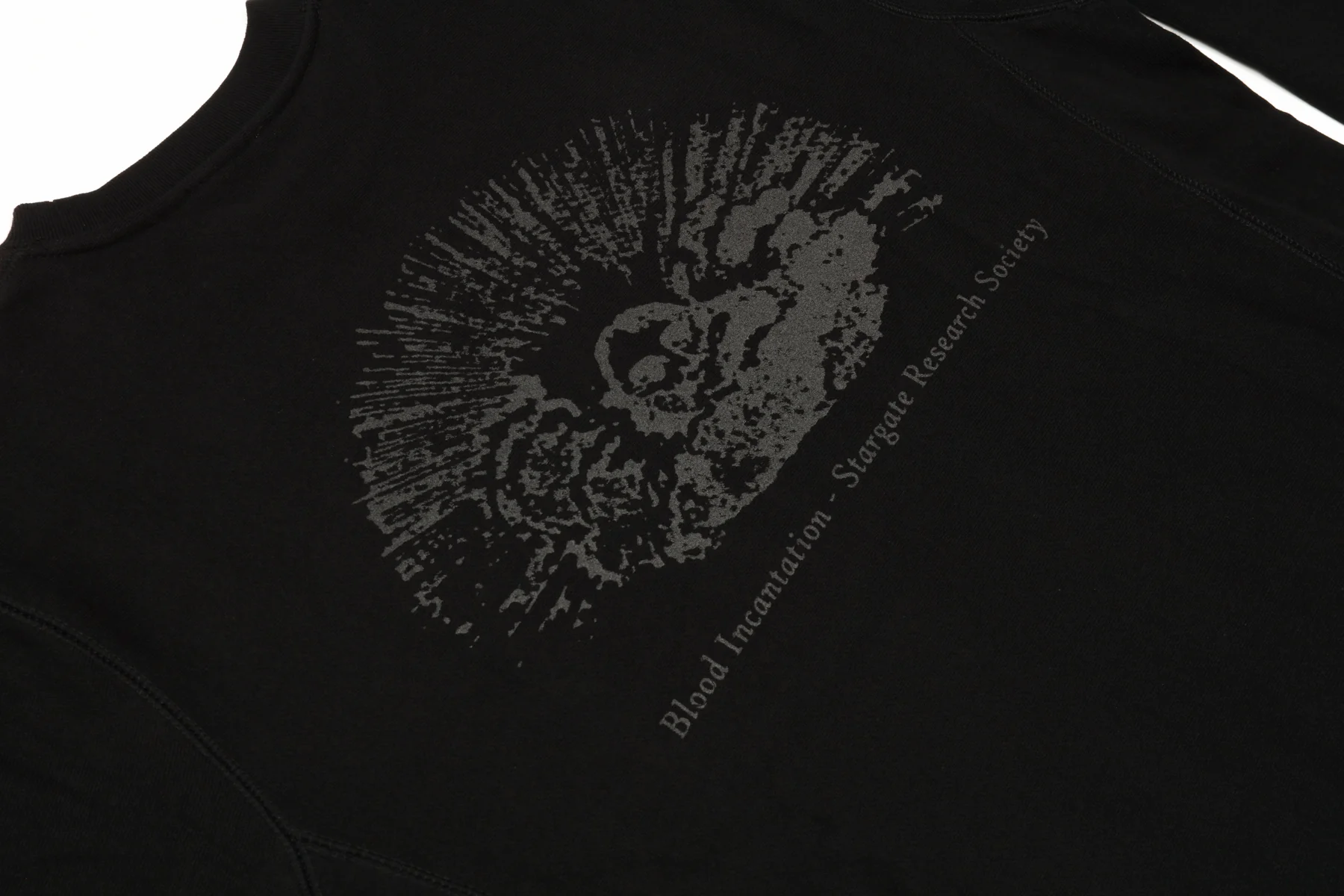 Reflective Stargate Research Society Crewneck Sweatshirt (Black) - Image 2