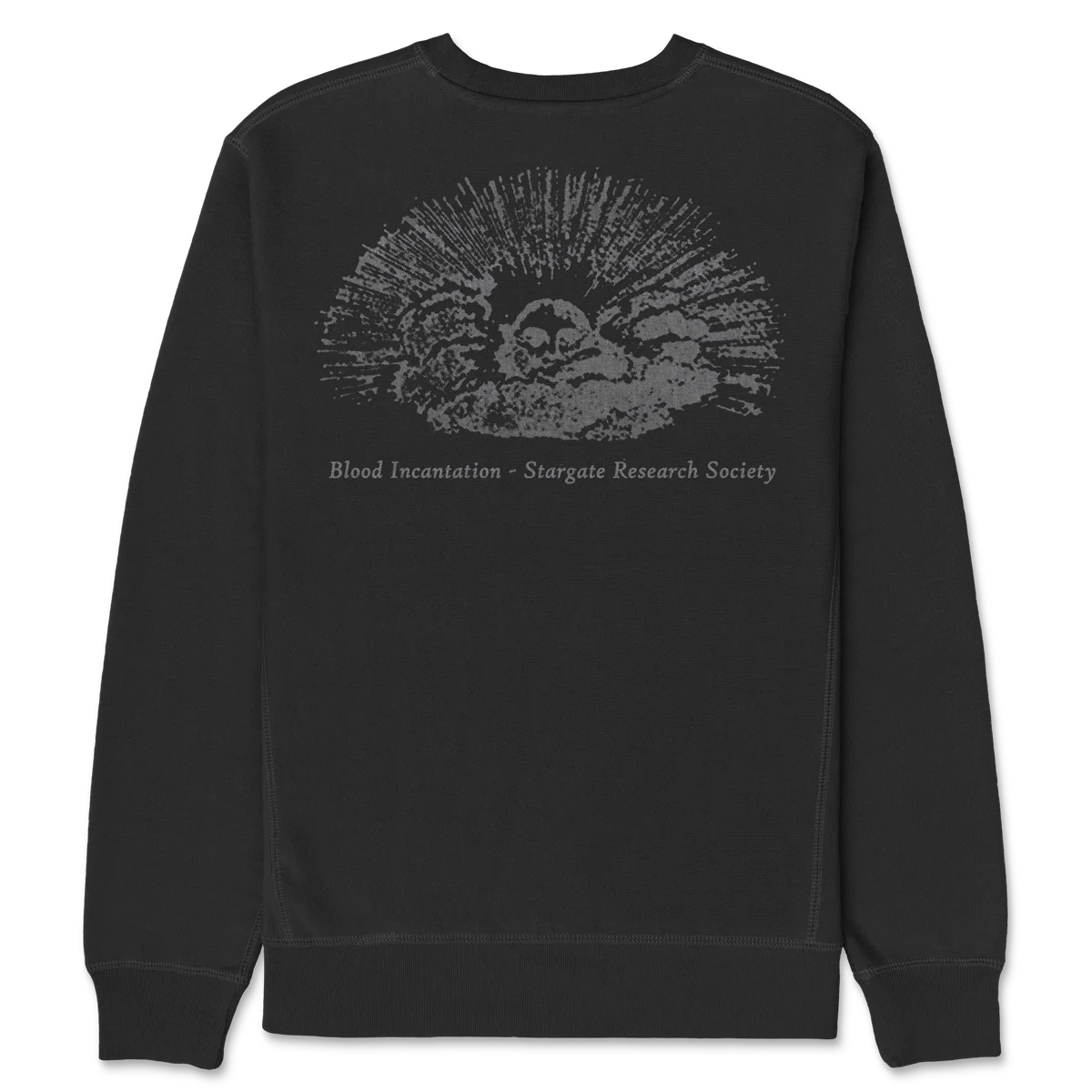 Reflective Stargate Research Society Crewneck Sweatshirt (Black) - Image 5
