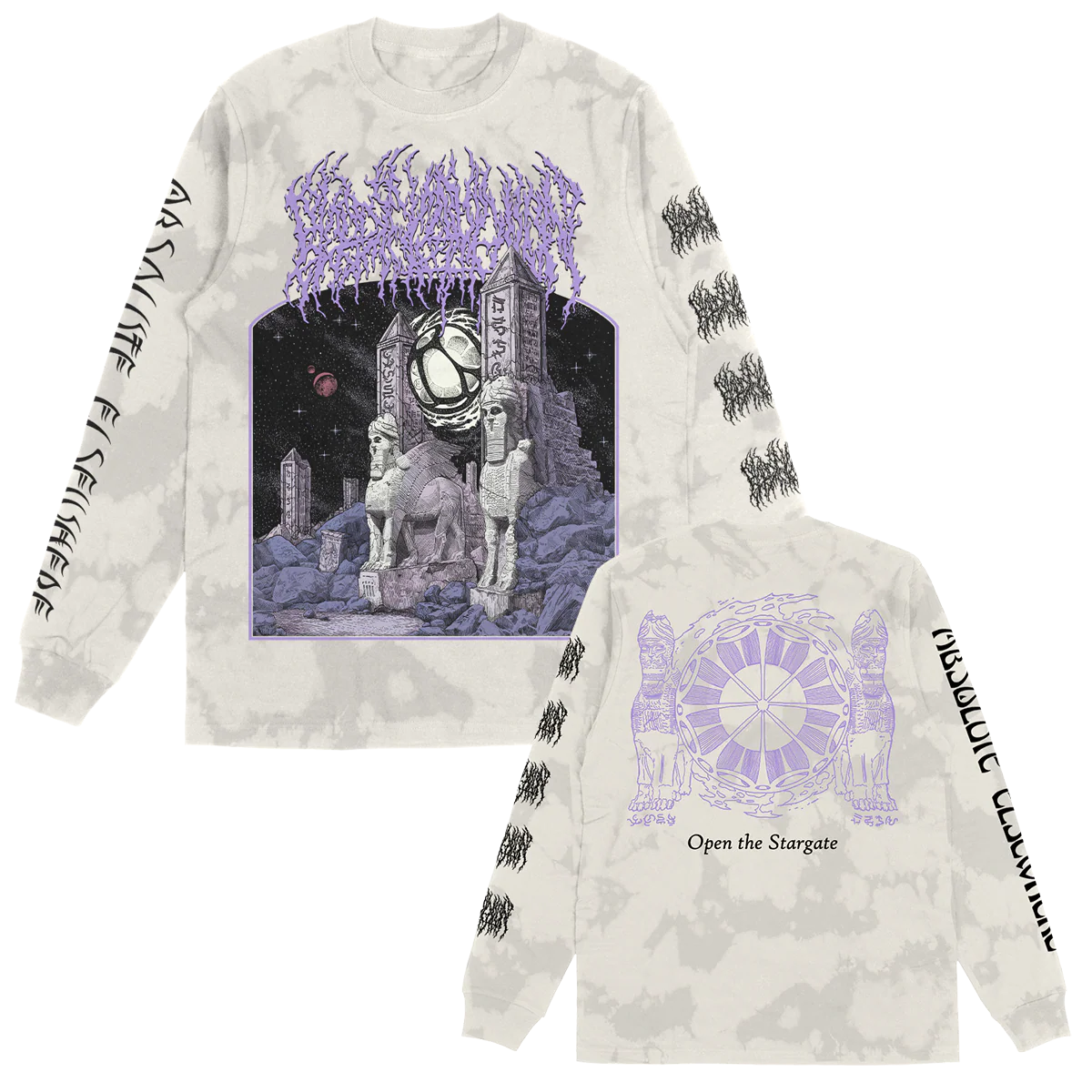 Sumerian Stargate Long Sleeve (Marble Dye)
